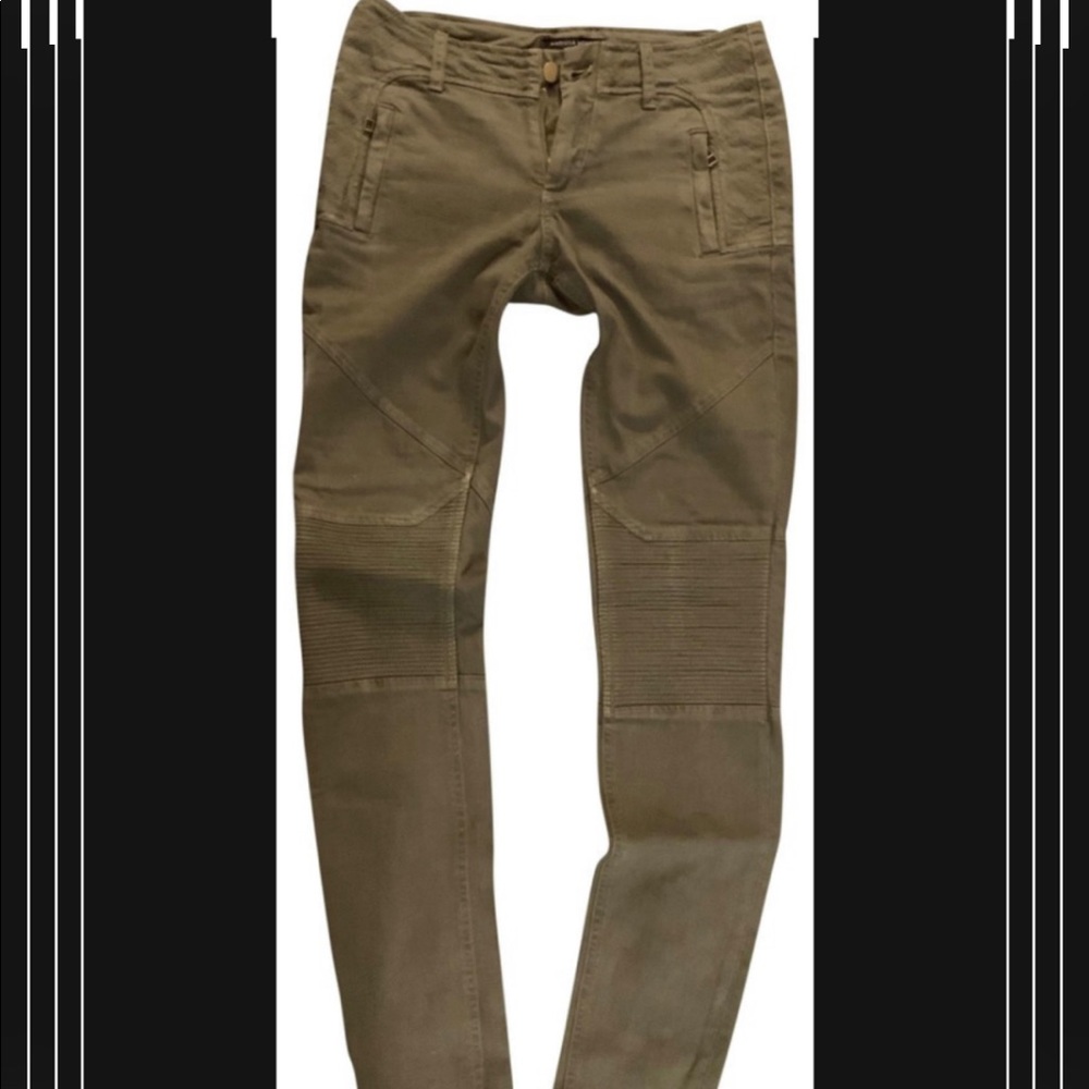 Marissa Webb super edgy moto skinny pants